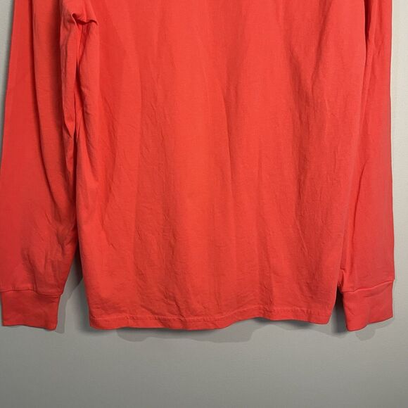 Polo Ralph Lauren Coral Red Hoodie Shirt Size Small Pullover Lightweight Preppy - Picture 9 of 13